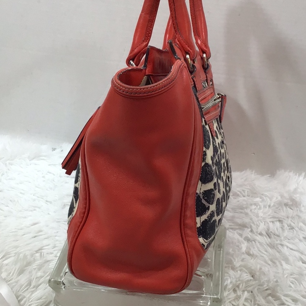 Coach Legacy Ocelot Candace leather satchel shoulder bag - Picture 7 of 14